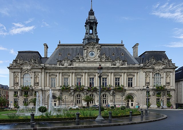 Hôtel de ville de Tours, photo Gzen92, CC AS 4.0